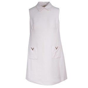 Valentino sleeveless dress with V logo